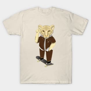 skateboarder cheetah T-Shirt